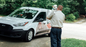 Innovative Pest Solutions founder, Kevin, and his puppy, Basil